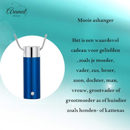 Pendentif en frêne bleu acier - chargé de sens