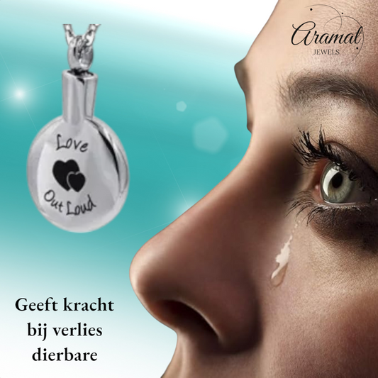 Ronde ashanger met hartjes β Love out loud