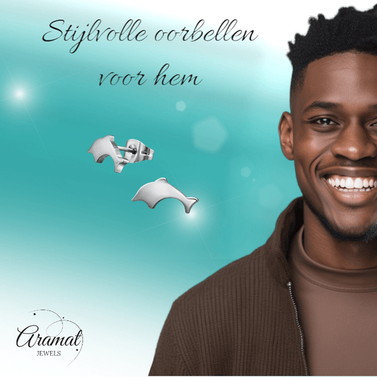 Dolfijn Oorbellen Zilverkleurig RVS β 11x6mm β Uniseks Dierenoorstekers - oor3042 - 1267 - Oorbellen kopen# - 11mm - alles - cadeau