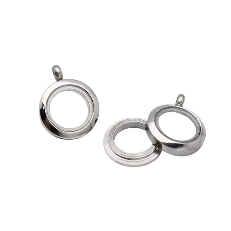 Kleine Ronde Ashanger RVS 15mm - hang1466 - Gedenkhangers kopen# - 15mm - alles - ashangers