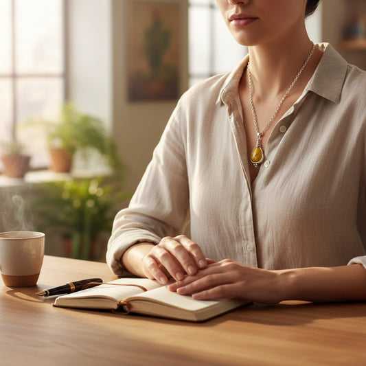 Collier bohème jaune - Alliage de zinc - 33 mm - Collier pour femme