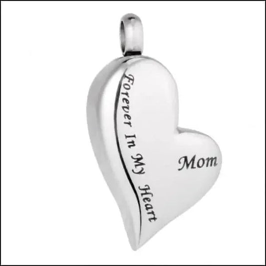 Sterling hart charm met mamaβs boodschap