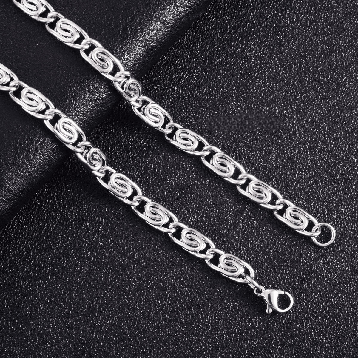 RVS Griekse Ketting Zilverkleur - Greek Pattern Unisex - Aramat Jewels - RVS Sieraden - Halskettingen - cadeautip