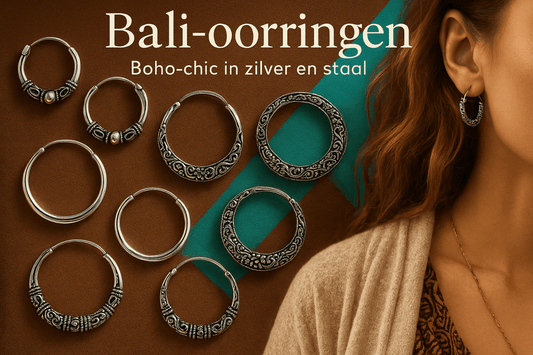 Bali-oorringen: boho-chic in zilver en staal
