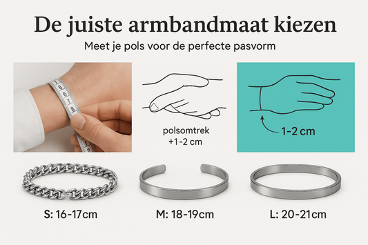 Hoe kies je de juiste armbandmaat?