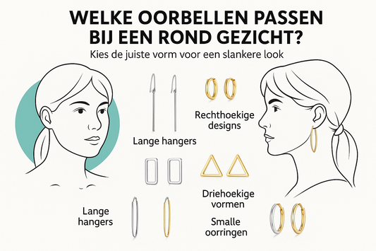 Welke oorbellen passen bij een rond gezicht?
