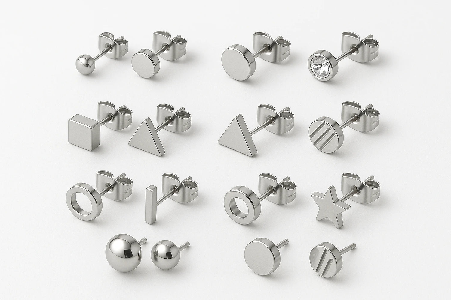 Chirurgisch Stalen zweerknopjes - Aramat Jewels