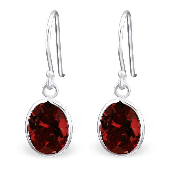 Geboortesteen Zirkonia Januari - Donker Rood - Aramat Jewels