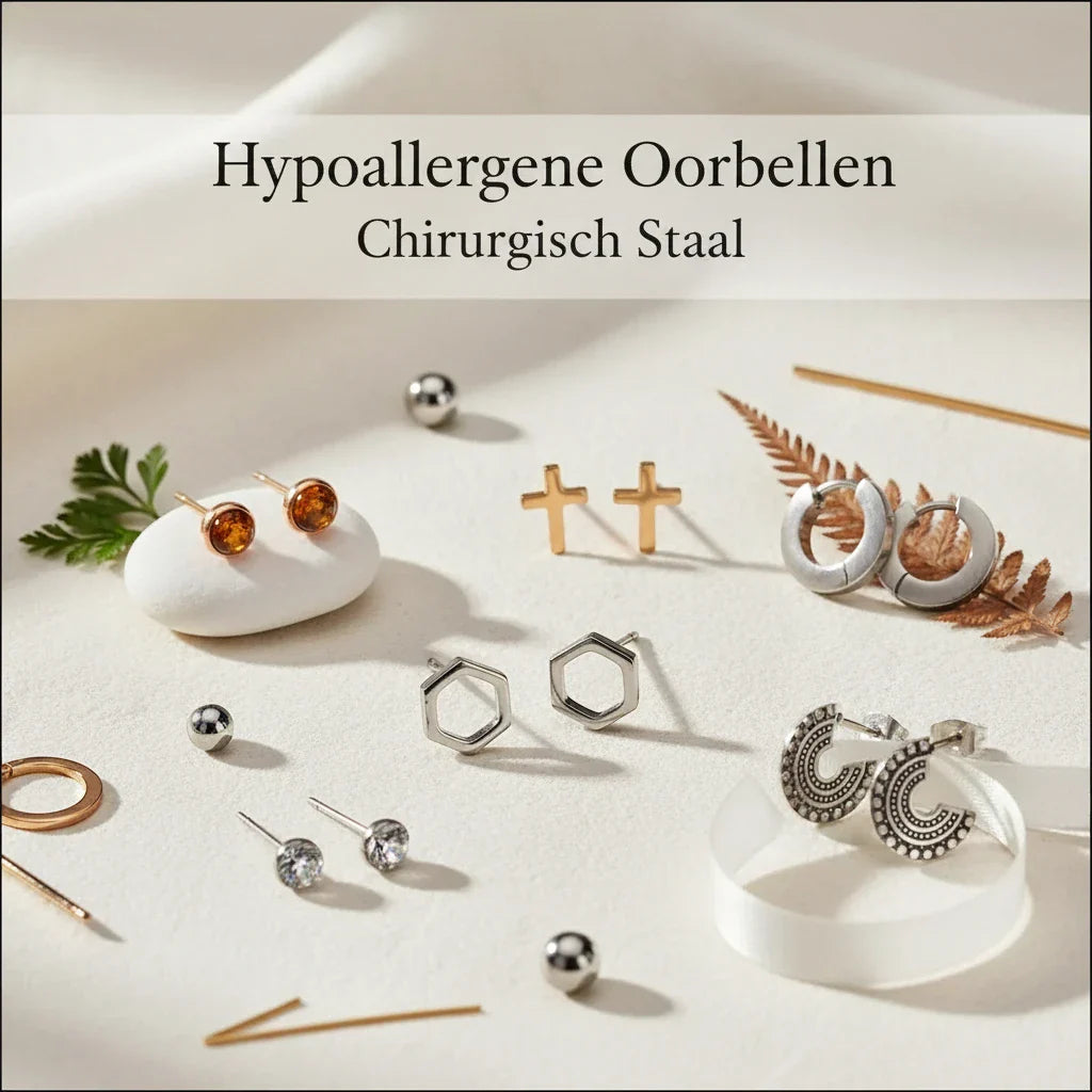 Hypoallergene RVS Oorbellen voor Gevoelige Oren