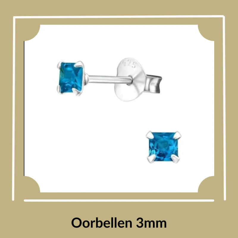 kleine oorbellen 3mm - Aramat Jewels