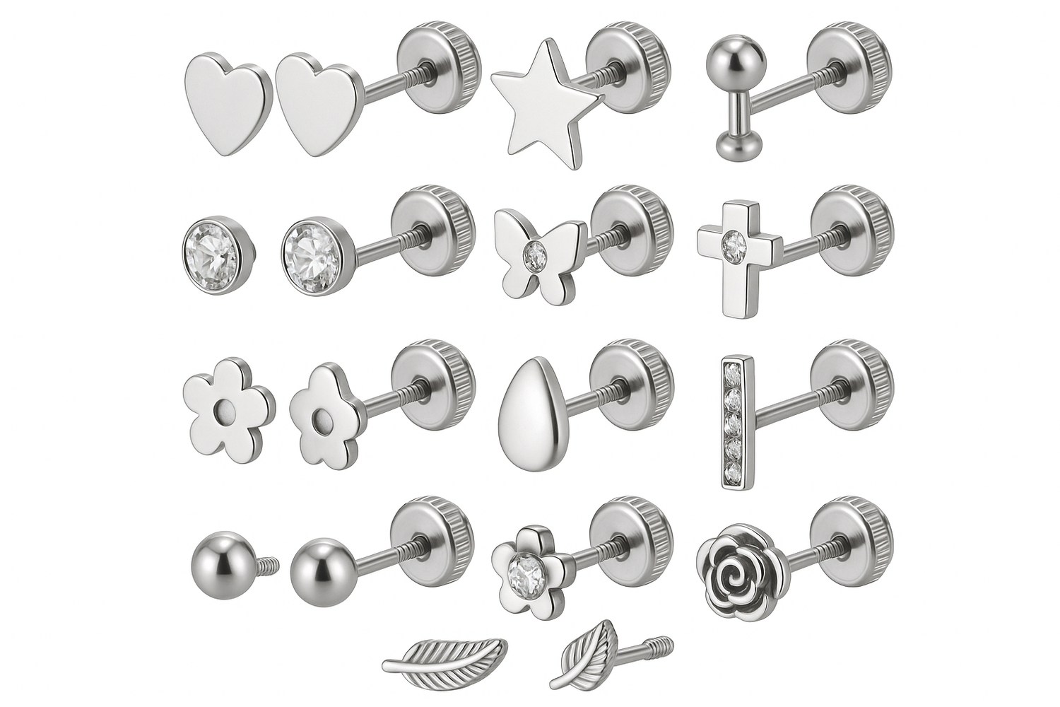 Kinderoorbellen met schroefsluiting