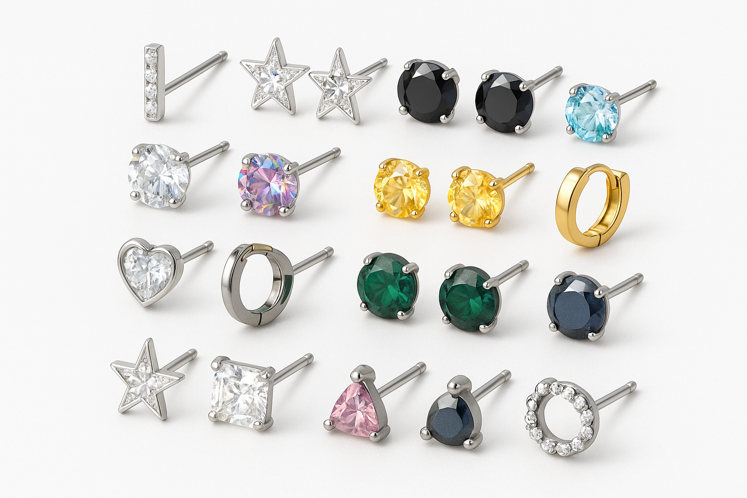 Oorbellen met zirkonia