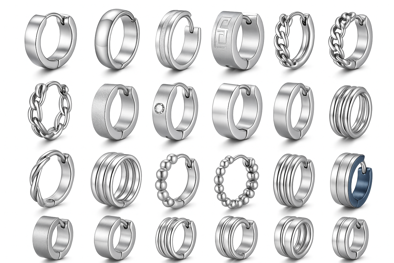 Oorringen Zilverkleurig