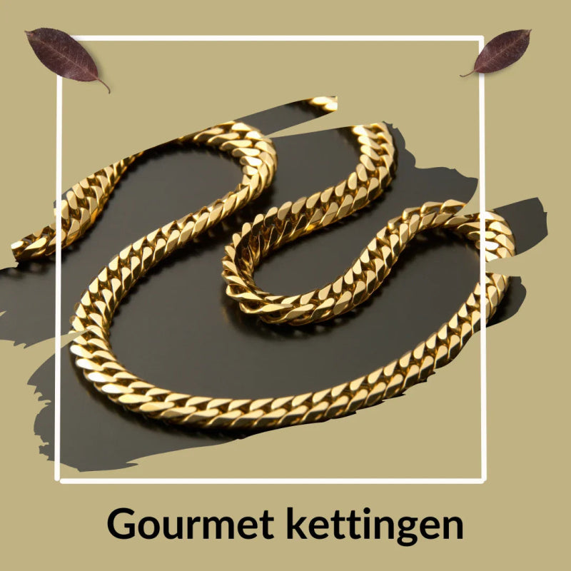 RVS gourmet kettingen - Aramat Jewels