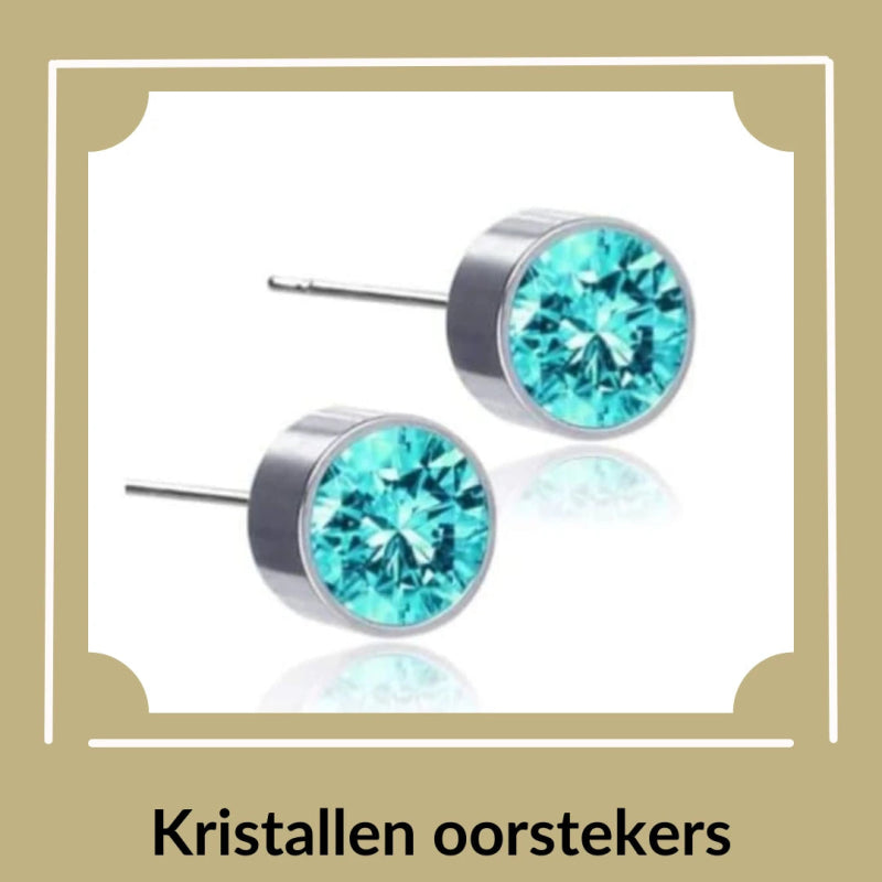 Schitterende kristallen oorbellen - Aramat Jewels
