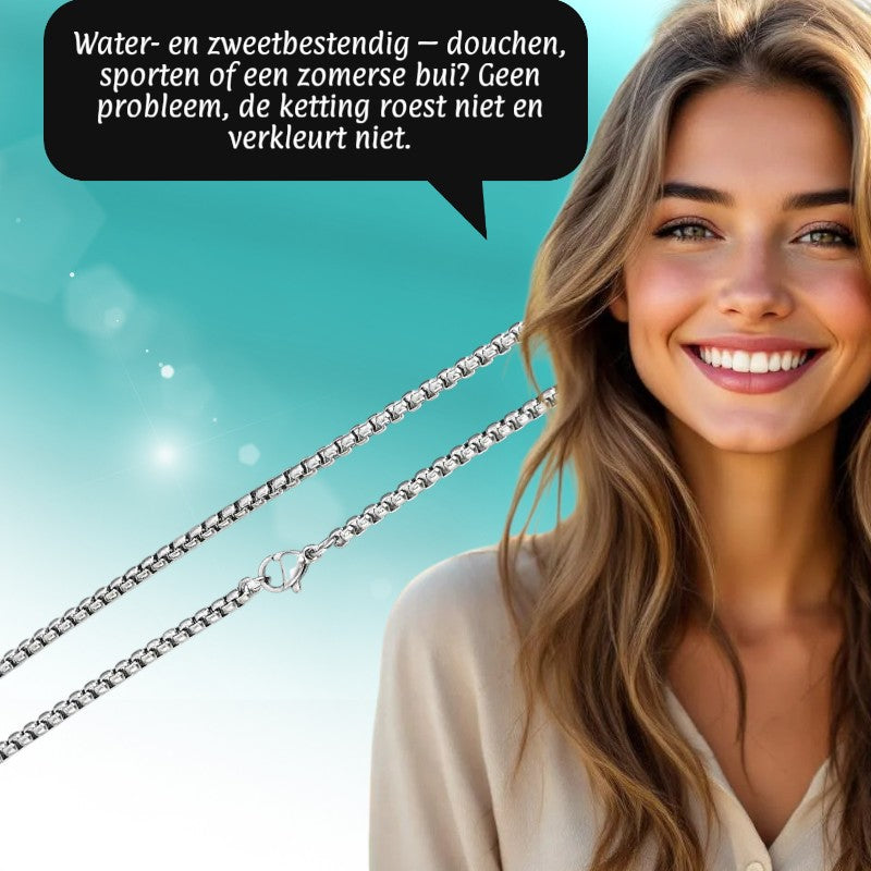 Collier Jasseron en acier inoxydable 50 cm – 1,5 mm