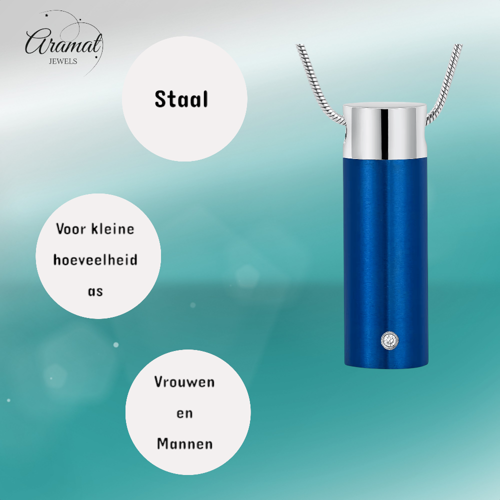 Stalen Blauwe Ashanger - met Betekenis