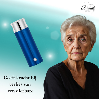 Stalen Blauwe Ashanger - met Betekenis