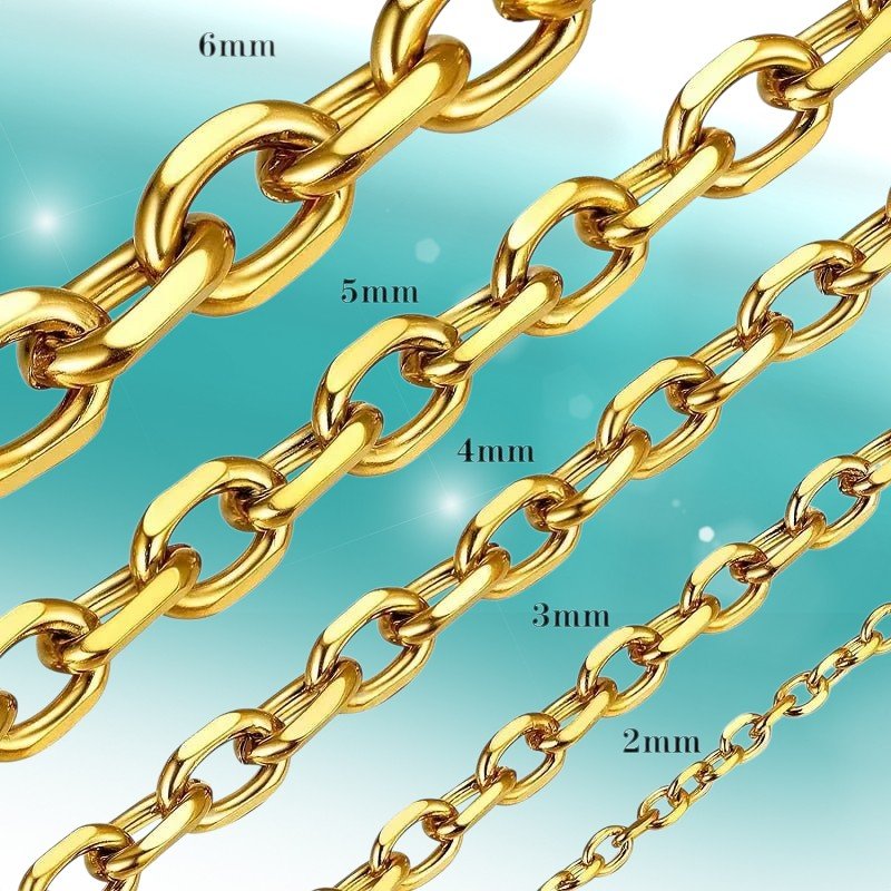 Anker Schakel Halsketting Goudkleur - Aramat Jewels - Halskettingen - cadeautip