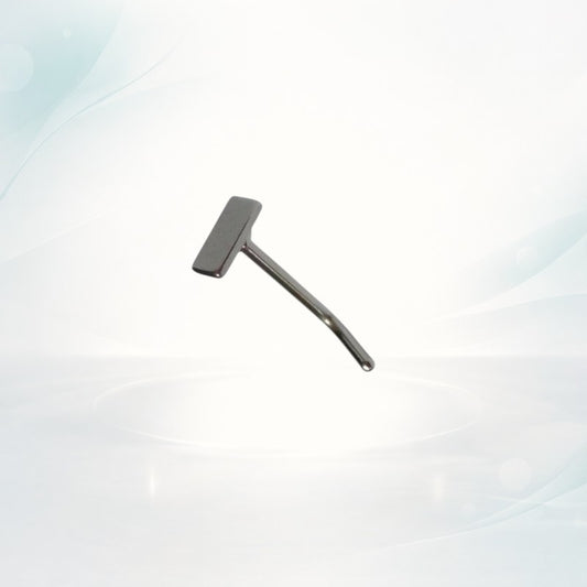 Aramat Jewels silver-tone steel curved nose piercing with a 4mm rectangular end.