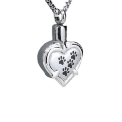 Ashanger hart pootafdrukken – troost & herinnering - Aramat Jewels - Gedenkhangers - cadeautip