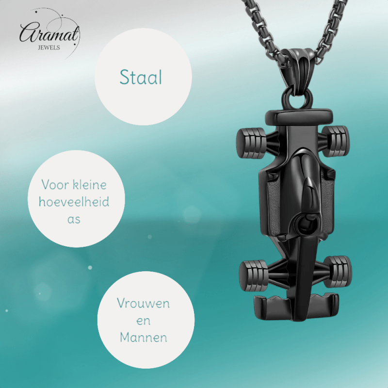 Ashanger Racewagen - Zwart - Staal - hang1473 - IJD15035 - Gedenkhangers kopen# - 35mm - alles - ashangers