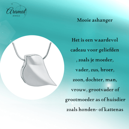 Ashanger Vogel Silhouet - Zilverkleurig RVS - hang1476 - IJD19064 - Gedenkhangers kopen# - 18mm - alles - ashangers