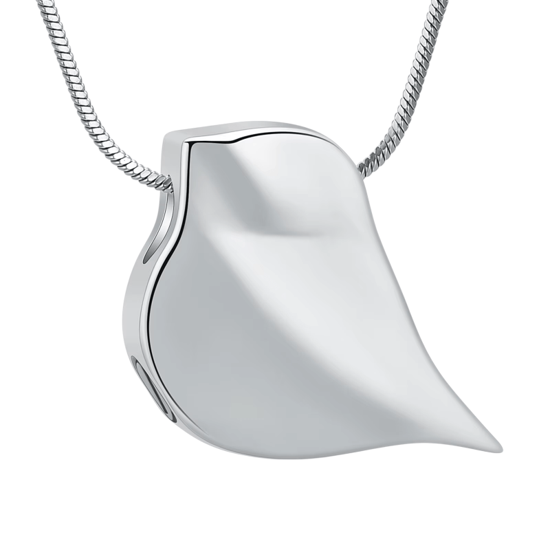 Ashanger Vogel Silhouet - Zilverkleurig RVS - hang1476 - IJD19064 - Gedenkhangers kopen# - 18mm - alles - ashangers