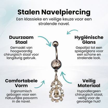 Bloem Hanger Navelpiercing