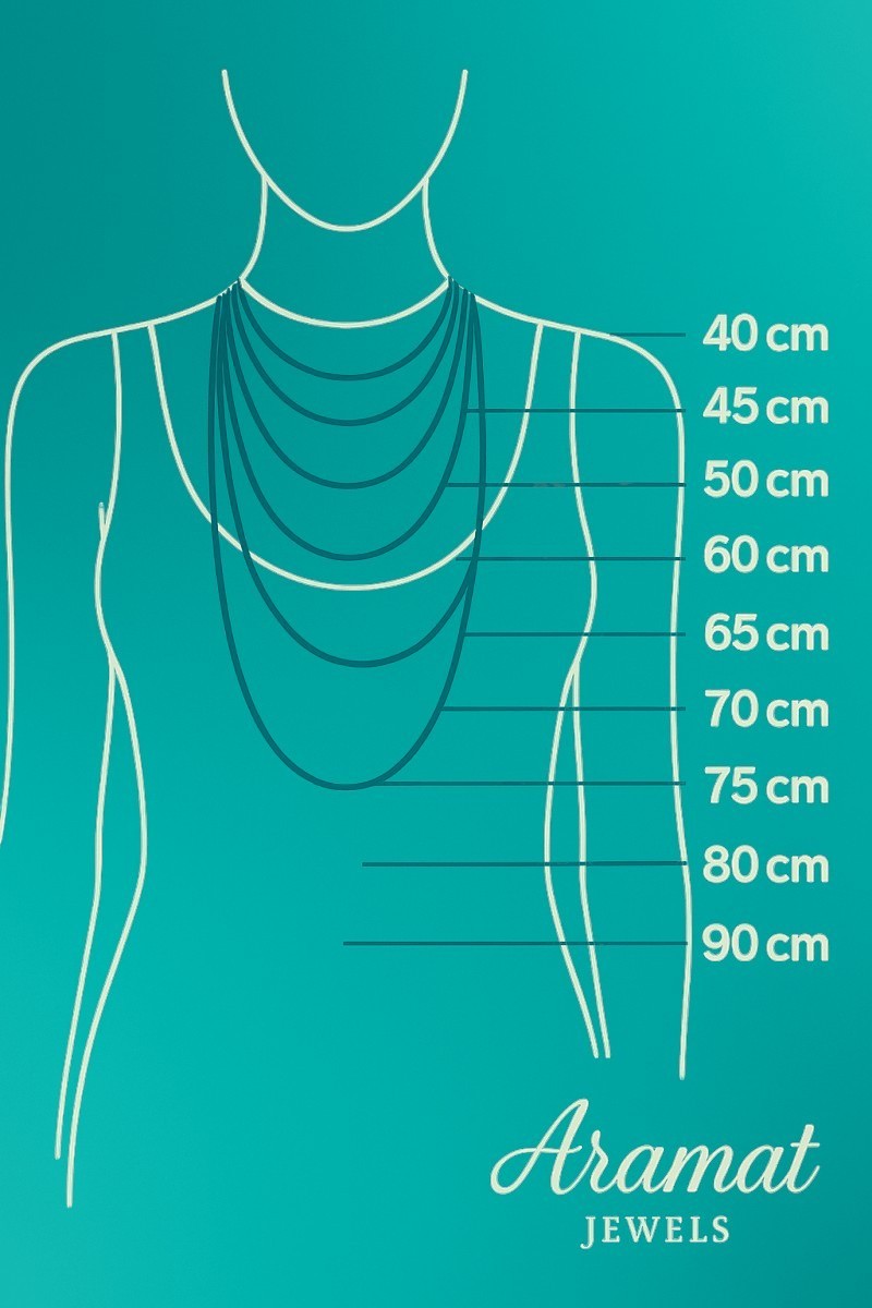 Boho Ketting Dames Druppel Hemels Blauw 33mm - Bohemien Hanger - Aramat Jewels - Halskettingen - cadeautip