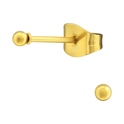 Bolletjes oorbellen – Goudkleur – 2mm - oor2721 - XE5558 - Oorbellen kopen# - 2mm - alles - bolletjes