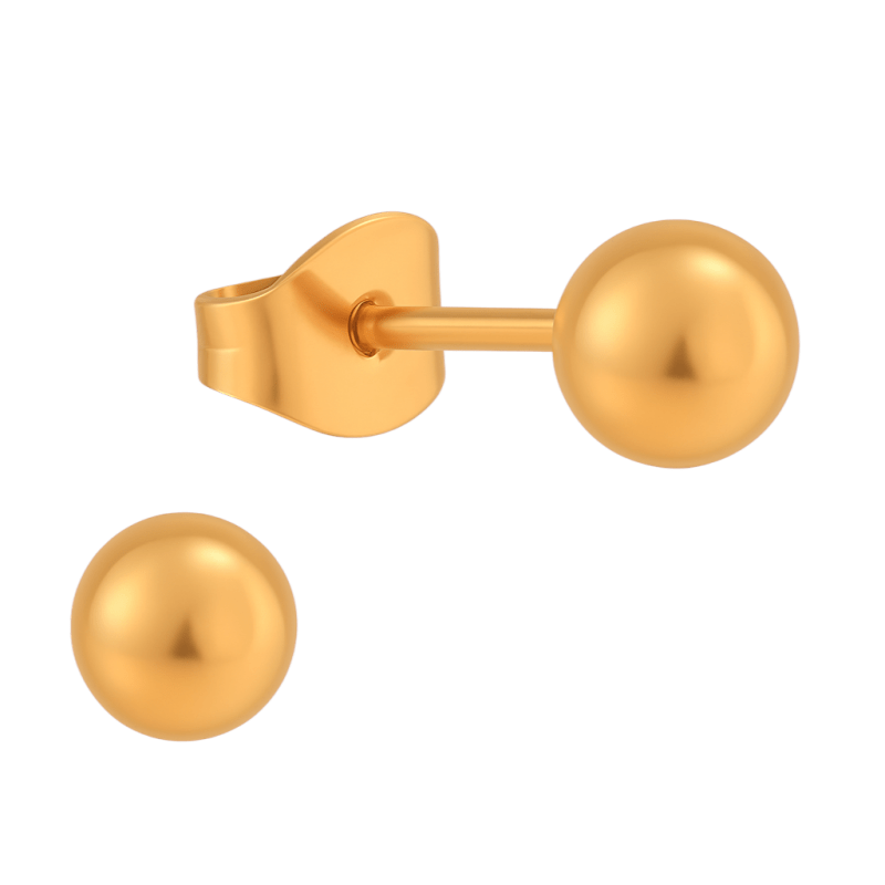 Bolletjes oorbellen – rosékleur – 4mm - oor2746 - XE70084 - Oorbellen kopen# - 4mm - alles - bolletjes