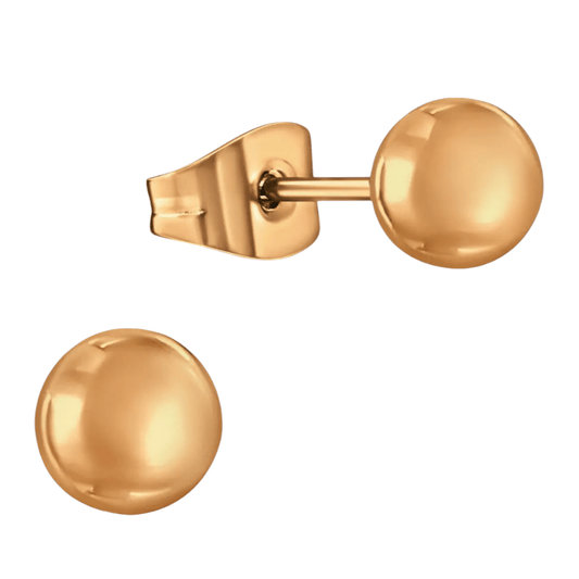 Bolletjes oorbellen – rosékleur – 6mm - oor3778 - Oorbellen kopen# - 6mm - alles - bolletjes