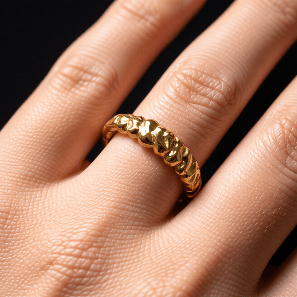 Damesring Verstelbaar – Open Ring met Motief – One Size - Aramat Jewels - Ringen - cadeautip