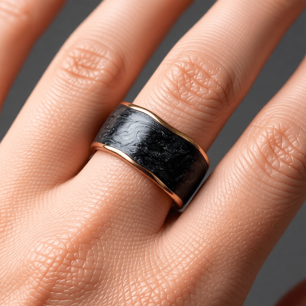 Damesring Verstelbaar – Open Ring met Witte Parelmoer Inlay – One Size - Aramat Jewels - Ringen - cadeautip