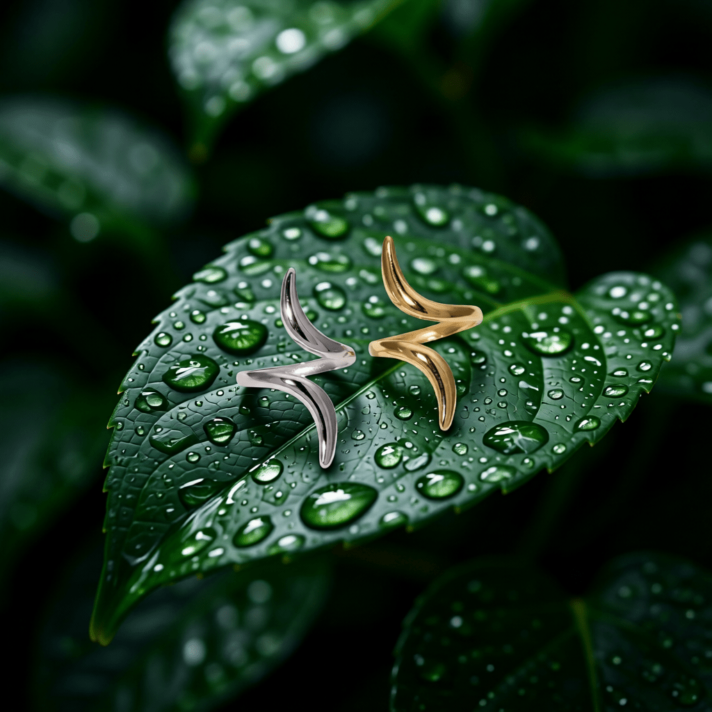 Grote Brede One Size Ring RVS met Lijnen Design (32 mm) - Aramat Jewels - Ringen - cadeautip