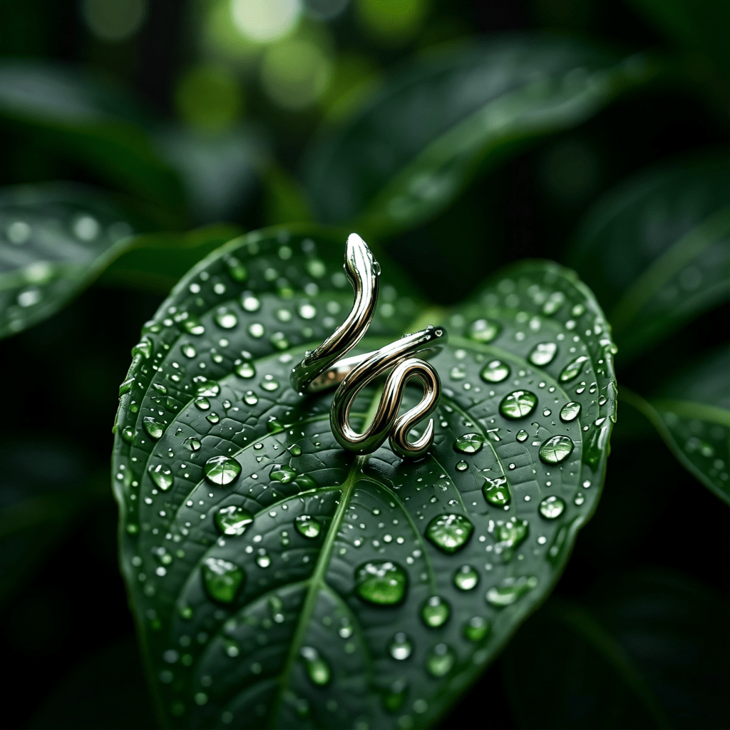 Grote Verstelbare Slangenring van RVS - 28mm Statement Ring - Aramat Jewels - Ringen - cadeautip