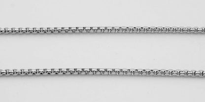 Jasseron Halsketting 3,5mm Zilverkleurig Staal - Aramat Jewels - RVS Sieraden - Halskettingen - cadeautip