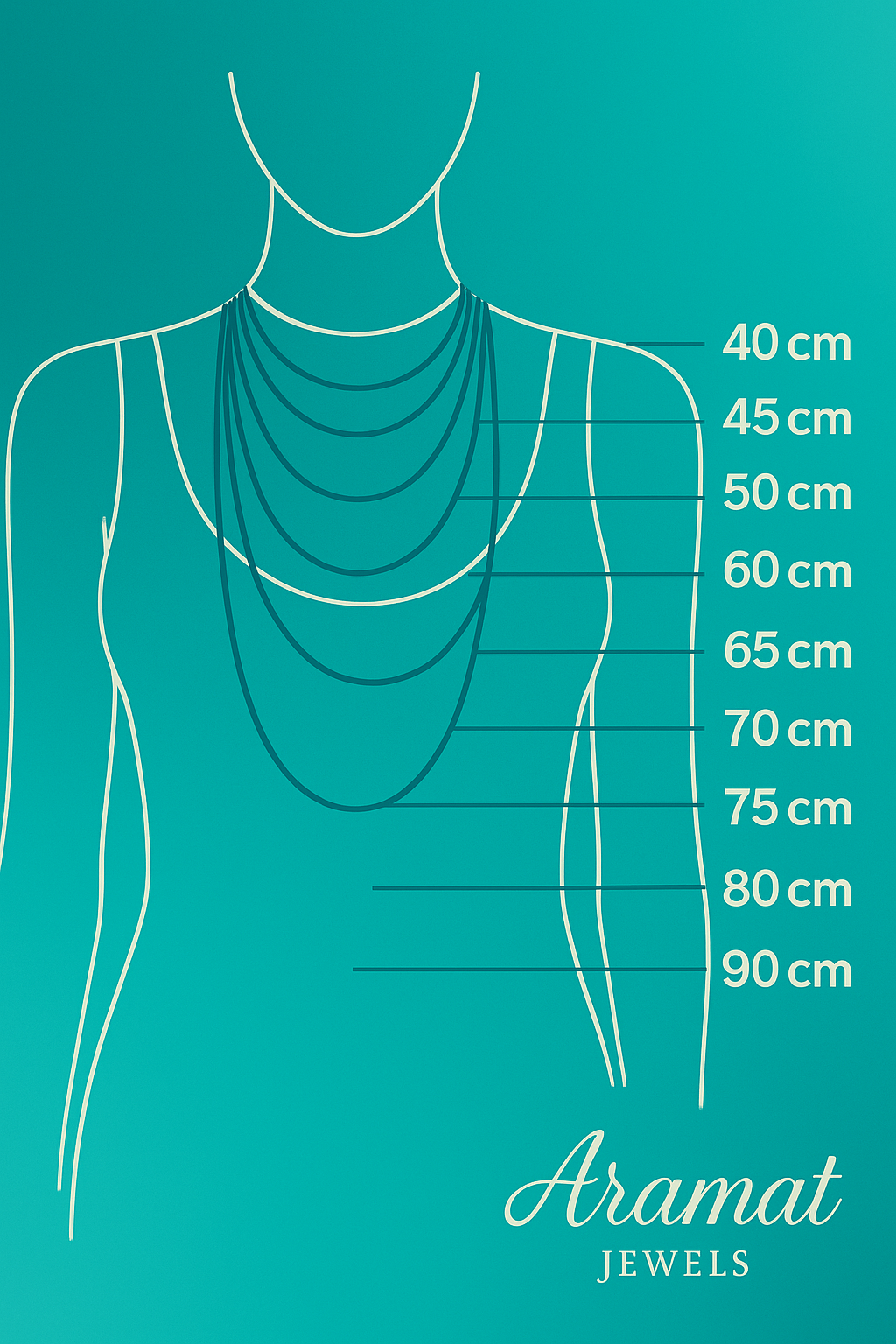 Lichtblauwe Boho Ketting met Druppelvormige Steen