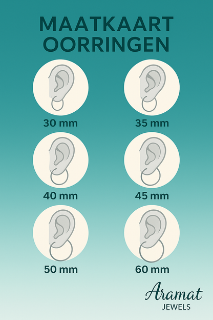 Huggies – Acier inoxydable couleur or avec pierre en zircone (13x7mm) 