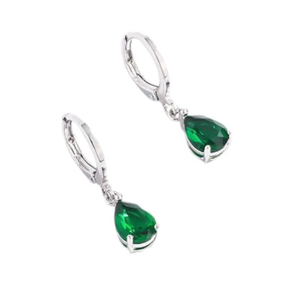 Mini Oorringetjes Meisje – Groene Zirkonia – 10mm - oor6378 - 66135 - Oorringen kopen# - 10mm - alles - cadeau