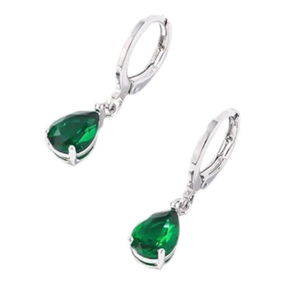 Mini Oorringetjes Meisje – Groene Zirkonia – 10mm - oor6378 - 66135 - Oorringen kopen# - 10mm - alles - cadeau