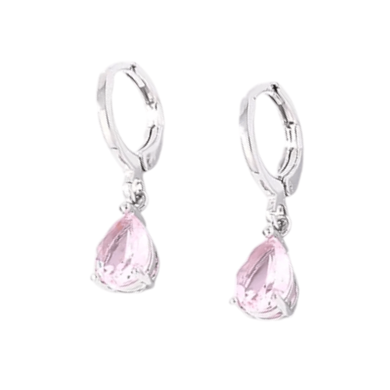Mini Oorringetjes Meisje – Roze Zirkonia – 10mm - oor6336 - 66138 - Oorringen kopen# - 10mm - alles - cadeau