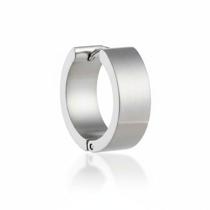 Oorringen – 20mm Creolen Glad Glanzend RVS Zilverkleur Unisex - Aramat Jewels - Oorringen - cadeautip