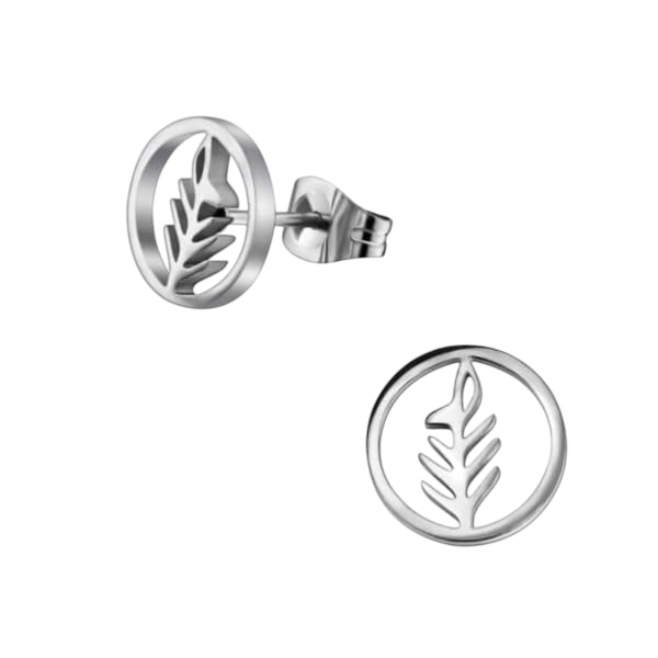 Open cirkel blad oorbellen 10 mm - oor2477 - 29840 - Oorbellen kopen# - 10mm - alles - blad