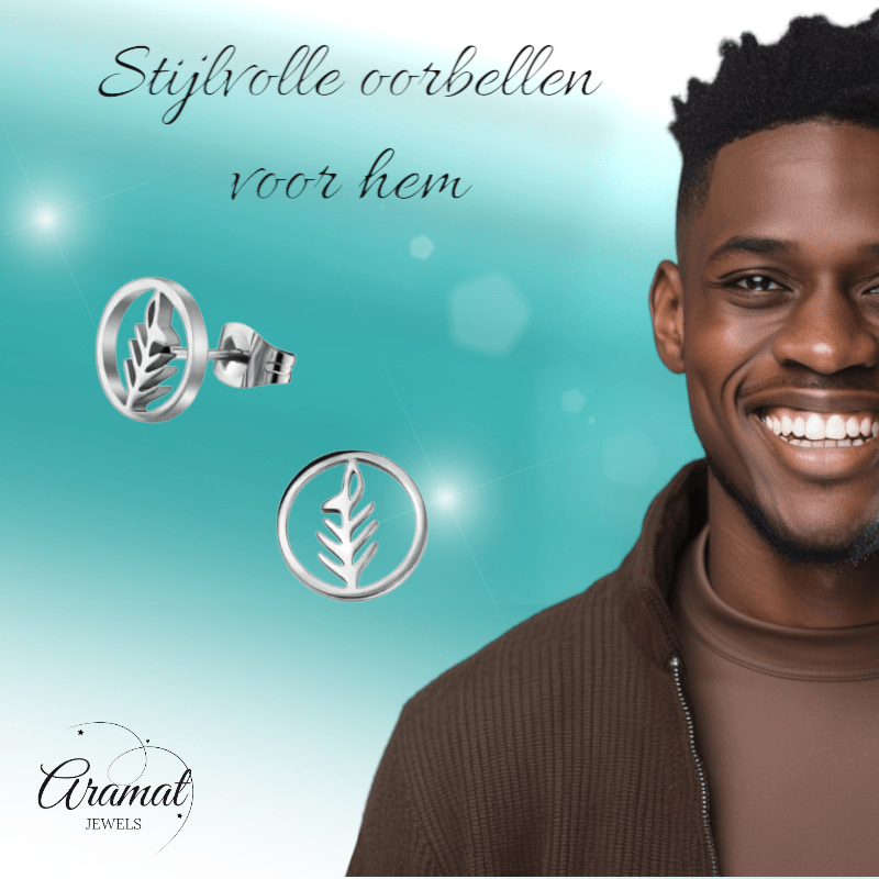 Open cirkel blad oorbellen 10 mm - oor2477 - 29840 - Oorbellen kopen# - 10mm - alles - blad