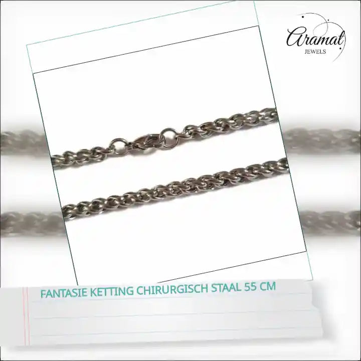 Fantasie Ketting Chirurgisch Staal 55 Cm by@Outfy