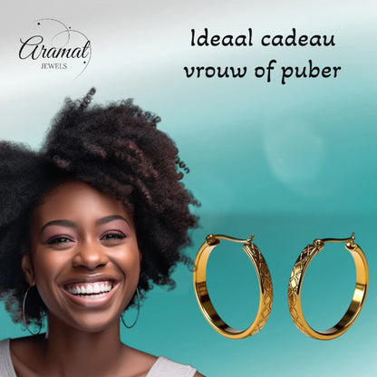 Boucles d'oreilles Rendez-vous à carreaux - Chics et fiables !