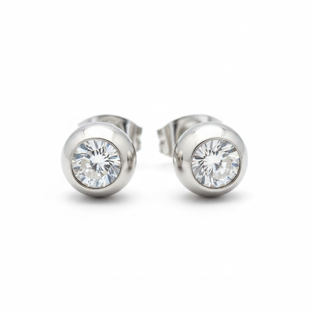 Boucles d'oreilles en zircone