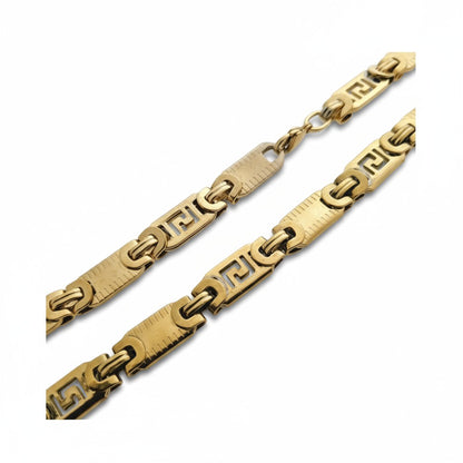 Koningsketting Marine - Brede Schakelketting met Versace